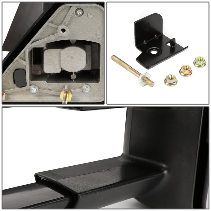D-Motoring - Towing Mirrors - Extendable - Pair - Black - Tahoe / Yukon / GMC C(K) 1500 / 2500 / C(K) 3500 - 7
