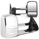 D-Motoring - Towing Mirrors - Extendable - Pair - Chrome - Tahoe / Yukon / GMC C(K) 1500 / 2500 / C(K) 3500 - 1