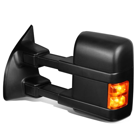 D-Motoring - Towing Mirror - Powered - W/ LED Signal - Left/Driver - Ford F250 / F350 / F450 / F550 Super Duty - 1