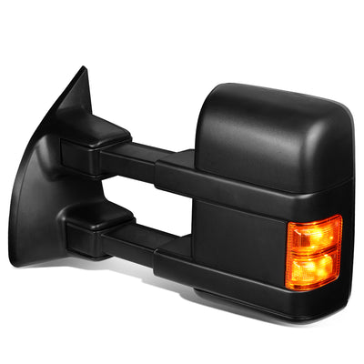 D-Motoring - Towing Mirror - Powered - W/ LED Signal - Left/Driver - Ford F250 / F350 / F450 / F550 Super Duty - 1