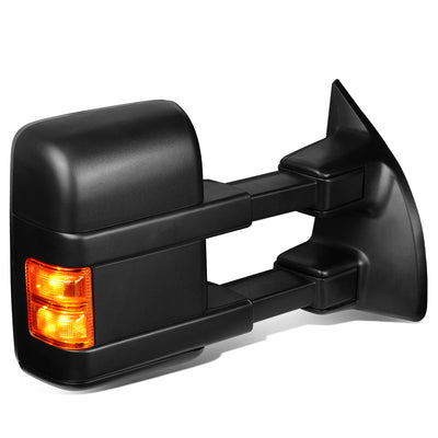 D-Motoring - Towing Mirror - Powered - W/ LED Signal - Right/Passenger - Ford F250 / F350 / F450 / F550 Super Duty - 1