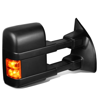D-Motoring - Towing Mirror - W/ LED Signal - Right/Passenger - Ford F250 / F350 / F450 / F550 Super Duty - 1