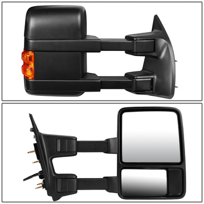 D-Motoring - Towing Mirror - W/ LED Signal - Right/Passenger - Ford F250 / F350 / F450 / F550 Super Duty - 2