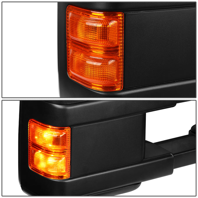 D-Motoring - Towing Mirror - W/ LED Signal - Right/Passenger - Ford F250 / F350 / F450 / F550 Super Duty - 5