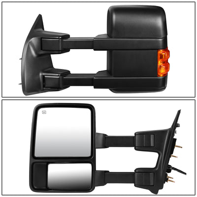 Powered Heated Towing Mirror (Left)<br>08-16 Ford F250 F350 F450 F550 Super Duty