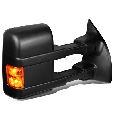 D-Motoring - Towing Mirror - Powered - W/ LED Signal - Right/Passenger - Ford F250 / F350 / F450 / F550 Super Duty - 1