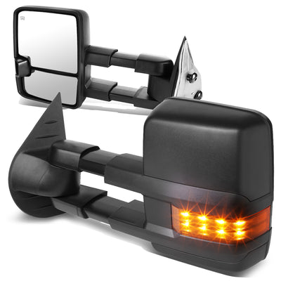 Powered Heated Towing Mirrors (Pair)<br>07-13 Chevy Silverado 1500, GMC Sierra 1500