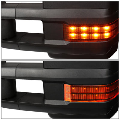 Powered Heated Towing Mirrors (Pair)<br>07-13 Chevy Silverado 1500, GMC Sierra 1500