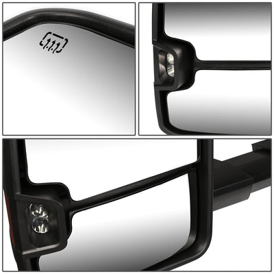 Powered Heated Towing Mirrors (Pair)<br>07-13 Chevy Silverado 1500, GMC Sierra 1500