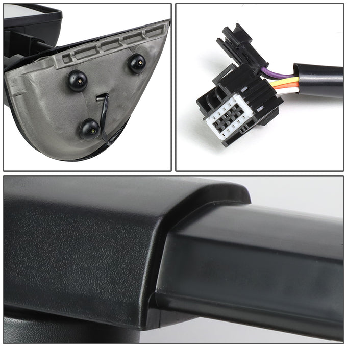 Powered Heated Towing Mirror (Left)<br>07-13 Chevy Silverado 1500, GMC Sierra 1500