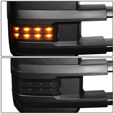 Towing Mirror - Powered+Heated+Led Turn Signal - Right Side - TWM-030-T888-BK-SM-R - 5
