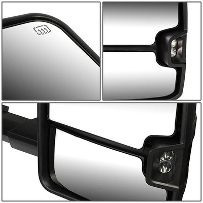 Towing Mirror - Powered+Heated+Led Turn Signal - Right Side - TWM-030-T888-BK-SM-R - 6
