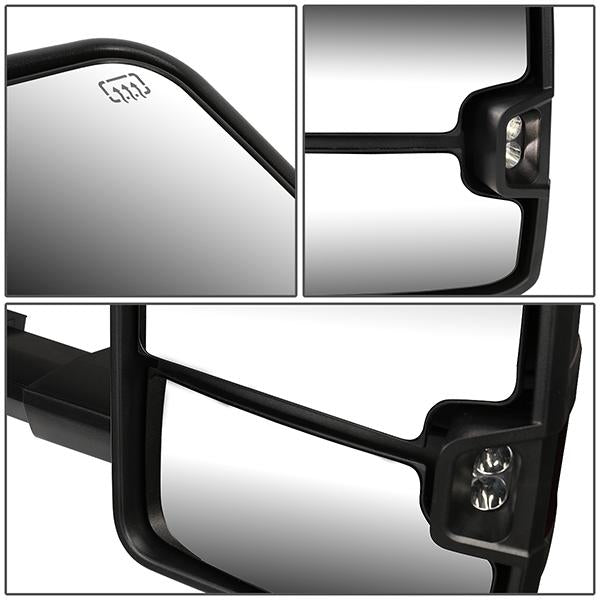 Towing Mirror - Powered+Heated+Led Turn Signal - Right Side - TWM-030-T888-BK-SM-R - 6
