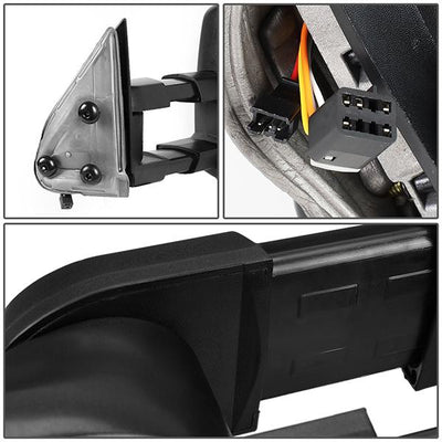 Towing Mirror - Powered+Heated+Led Turn Signal - Right Side - TWM-030-T888-BK-SM-R - 7