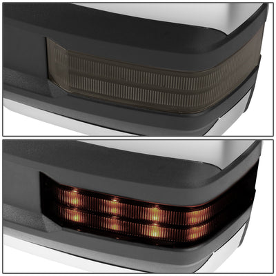Chrome Powered Heated Towing Mirrors (Pair)<br>99-06 Chevy Silverado, GMC Sierra