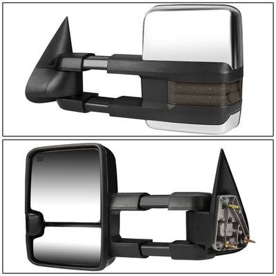Powered Heated Towing Mirror (Left)<br>99-06 Chevy Silverado, GMC Sierra