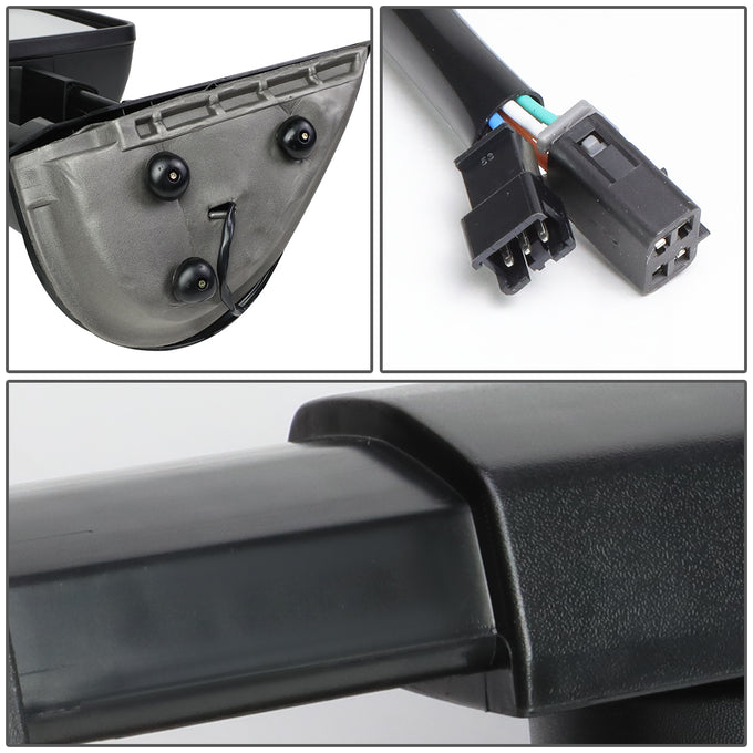 Manual Towing Mirrors (Pair)<br>88-98 Chevy GMC C/K 1500, 95-99 Tahoe