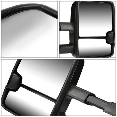 Chrome Powered Towing Mirrors (Pair)<br>88-98 Chevy GMC C/K 1500, 95-99 Tahoe