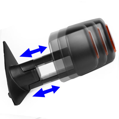 D-Motoring - Towing Mirror - With LED Turn Singal Light - Powered+Heated - Left/Driver Side - Toyota Tundra - 3