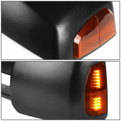 D-Motoring - Towing Mirror - With LED Turn Singal Light - Powered+Heated - Left/Driver Side - Toyota Tundra - 4