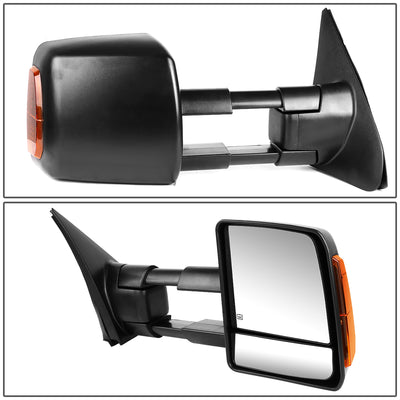 D-Motoring - Towing Mirror - With LED Turn Singal Light - Powered+Heated - Right/Passenger Side - 07-16 Toyota Tundra - 2