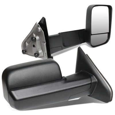 D-Motoring - Towing Mirrors - Manual Adjustment - Flip-Up - 02-09 Dodge Ram - 1