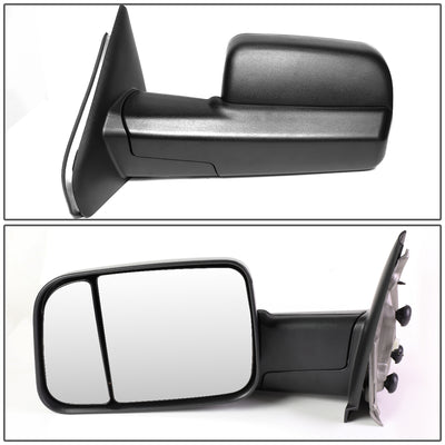 Manual Towing Mirrors (Pair)<br>02-08 Dodge Ram 1500, 03-09 Ram 2500 3500