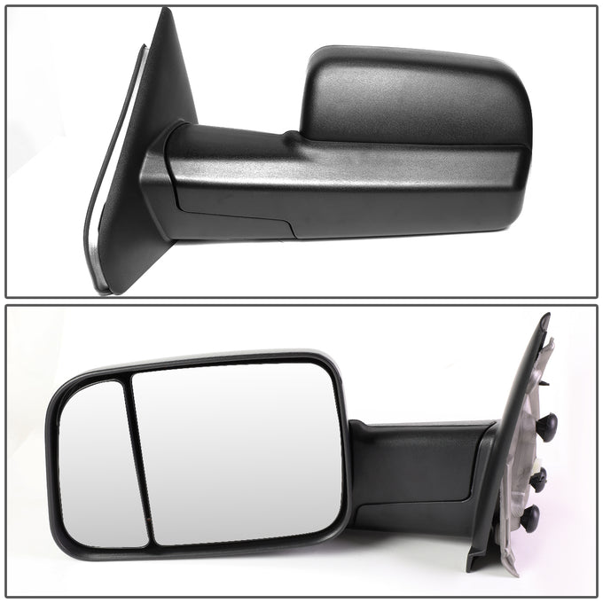 Manual Towing Mirrors (Pair)<br>02-08 Dodge Ram 1500, 03-09 Ram 2500 3500