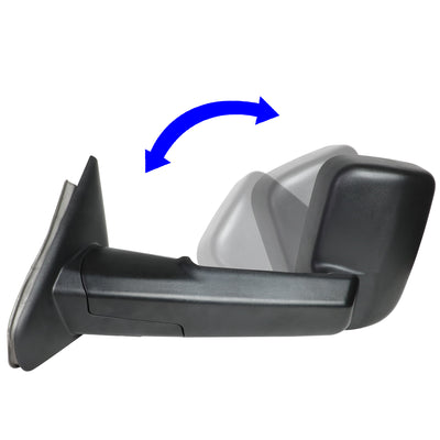 Manual Towing Mirrors (Pair)<br>02-08 Dodge Ram 1500, 03-09 Ram 2500 3500
