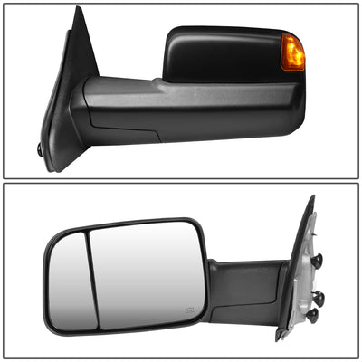 Power Heated Tow Mirror Driver Side for 02-08 Dodge Ram 1500 03-09 Ram 2500/ 3500 Power Heated Tow Mirror Driver Side for 02-08 Dodge Ram 1500 03-09 Ram 2500/ 3500