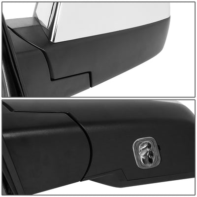 Chrome Powered Heated Side View Mirror (Left) <br>14-18 Chevy Silverado GMC Sierra