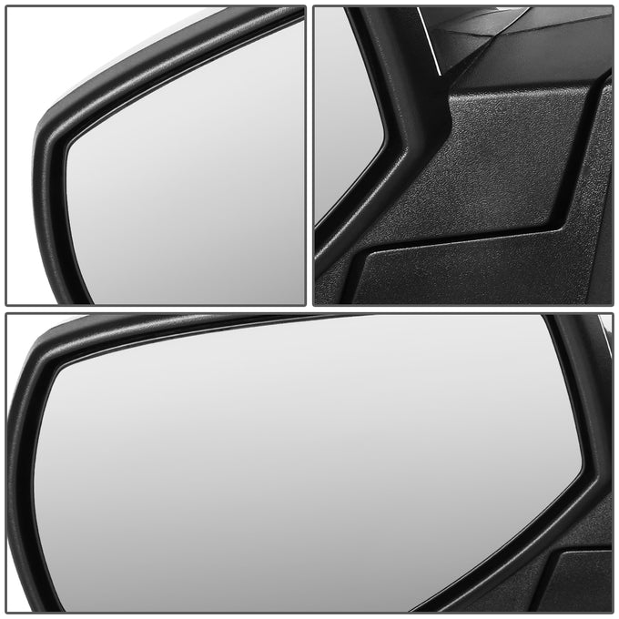 Chrome Powered Heated Side View Mirror (Left) <br>14-18 Chevy Silverado GMC Sierra
