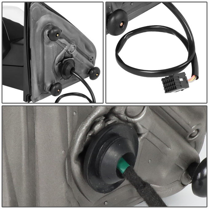 Chrome Powered Heated Side View Mirror (Left) <br>14-18 Chevy Silverado GMC Sierra