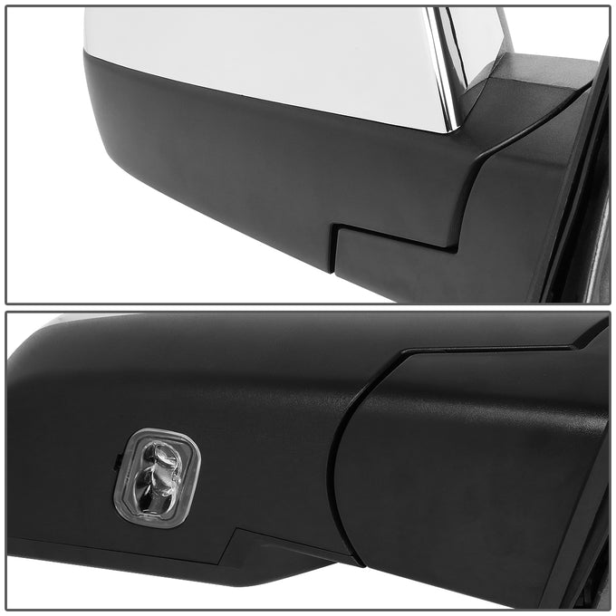 Chrome Powered Heated Side View Mirror (Right) <br>14-18 Chevy Silverado GMC Sierra