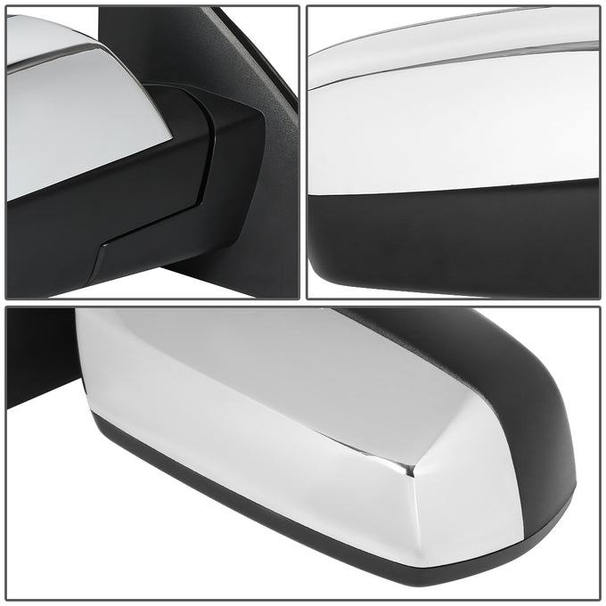 Chrome Powered Heated Side View Mirror (Right) <br>14-18 Chevy Silverado GMC Sierra
