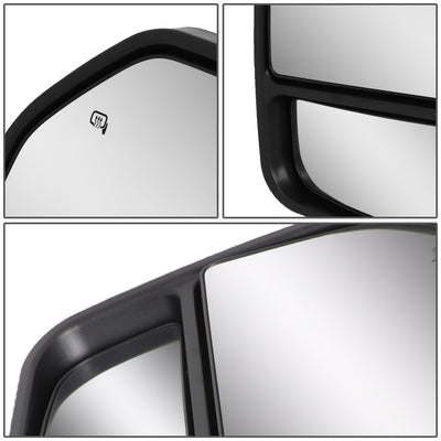 Chrome Powered Heated Towing Mirrors (Pair)<br>08-16 Ford F250 F350 F450 F550 Super Duty