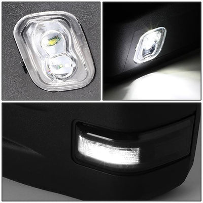 15-18 Ford F-150 Tow Towing Mirrors - LED Turn Signal - Powered Heated - Pair - TWM-058-T888-BK-SM - 6