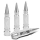 D-Motoring - Tire Valve Caps - Lug Nut Style - Spiked - 60mm - 10