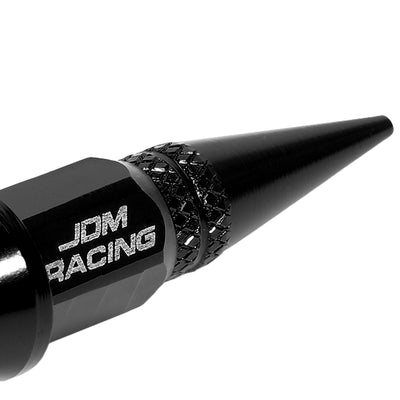 D-Motoring - Tire Valve Caps - Lug Nut Style - Spiked - 45mm - 3