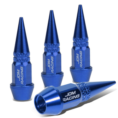D-Motoring - Tire Valve Caps - Lug Nut Style - Spiked - 45mm - 11