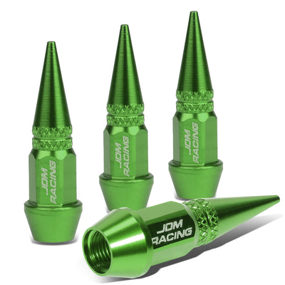 D-Motoring - Tire Valve Caps - Lug Nut Style - Spiked - 45mm - 8