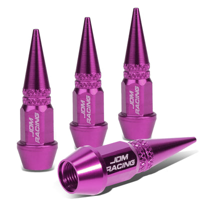 D-Motoring - Tire Valve Caps - Lug Nut Style - Spiked - 45mm - 7
