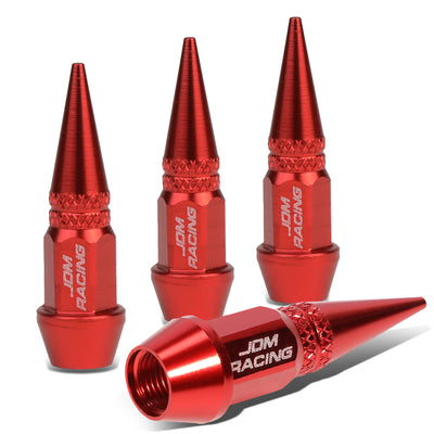 D-Motoring - Tire Valve Caps - Lug Nut Style - Spiked - 45mm - 9