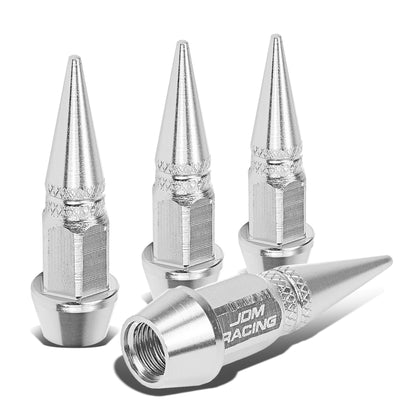 D-Motoring - Tire Valve Caps - Lug Nut Style - Spiked - 45mm - 10