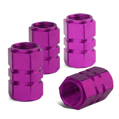 4PCS 17mm Aluminum Hexagonal Tires Stem Caps [A Variety of Color Options]<br>Universal