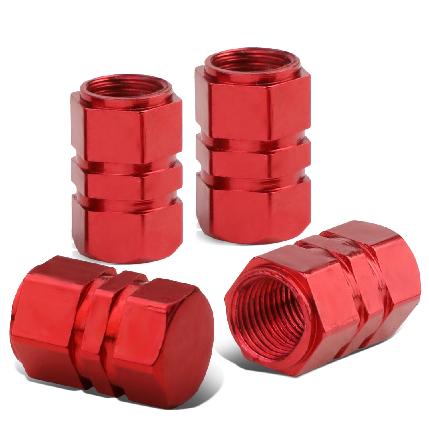 D-Motoring - Tire Valve Caps - Hexagon Style - 1