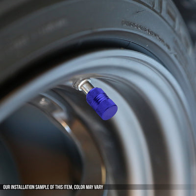 D-Motoring - Tire Valve Caps - Knurled Style - 5