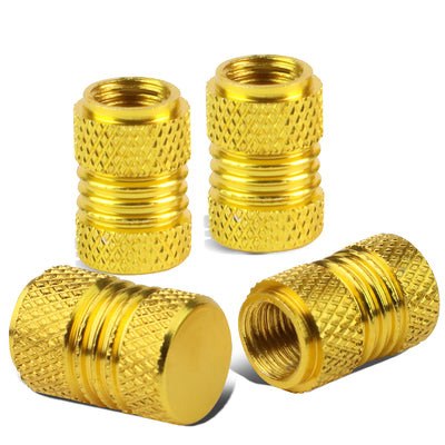D-Motoring - Tire Valve Caps - Knurled Style - 7