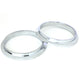 D-Motoring - V-Band Clamp & Flange Kits - T304 3.5 in. Zinc Coated Turbo Intercooler Exhaust Down Pipe V-Band Clamps+Flange - 4