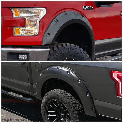 D-Motoring - 15-18 Ford F150 Fender Flares - Styleside Pocket-Riveted Style - 7